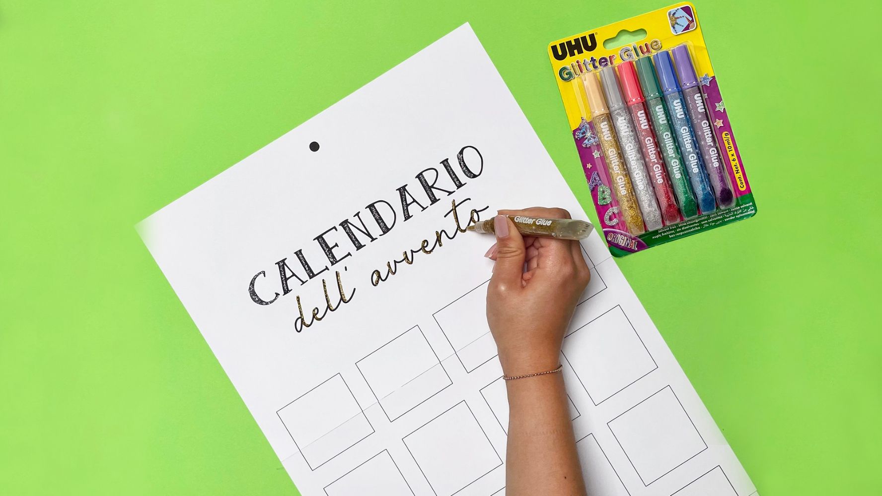 Il Calendario dell'Avvento da stampare e decorare - UHU incolla tutto, su  tutto